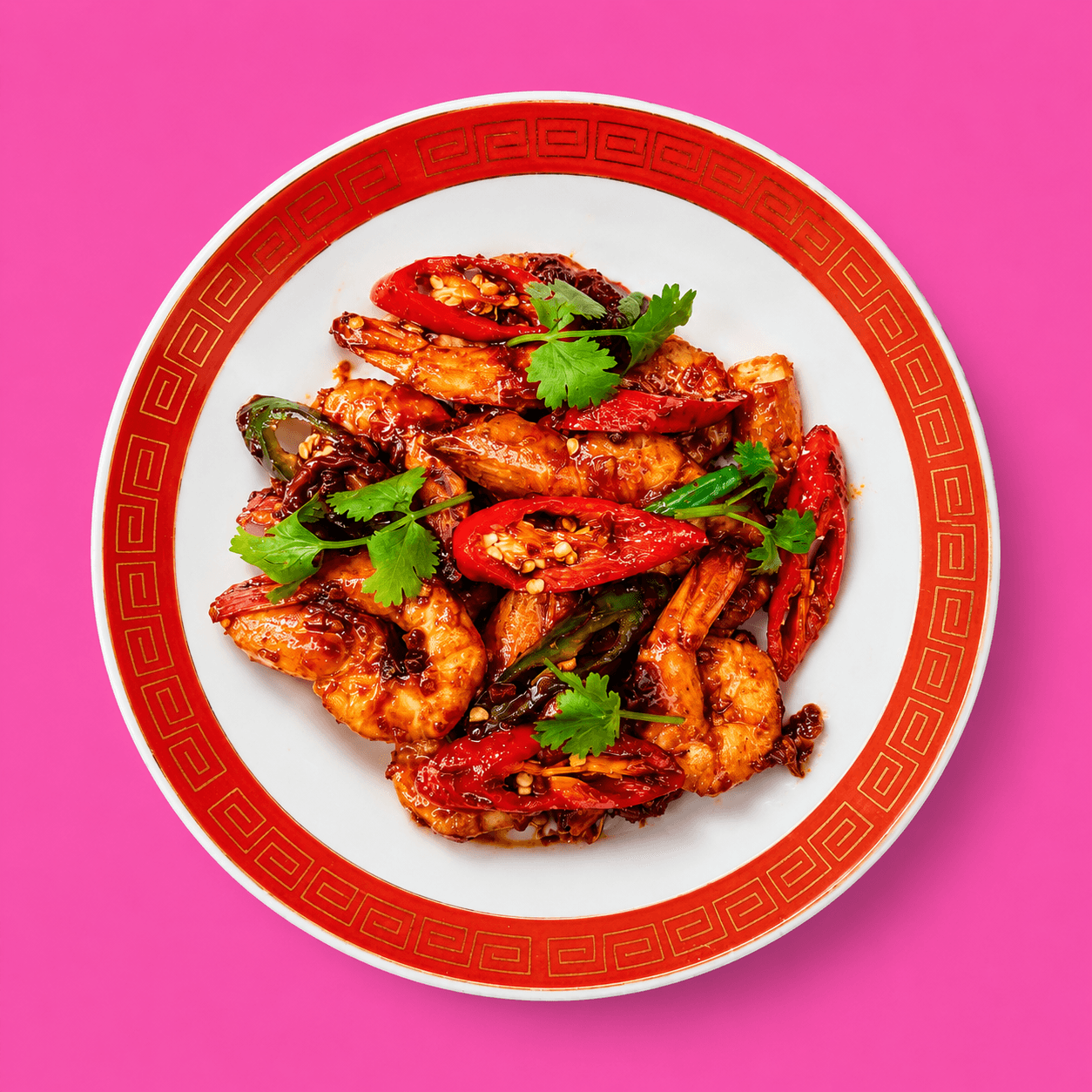 Sichuan Pepper Soy Prawns